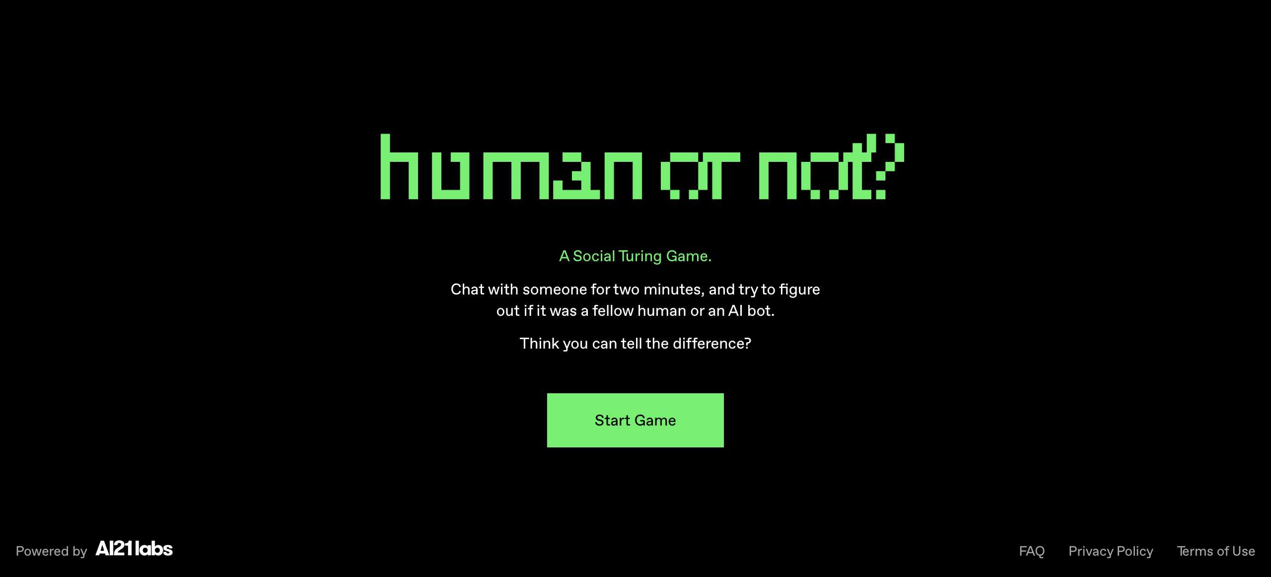 Human or Not